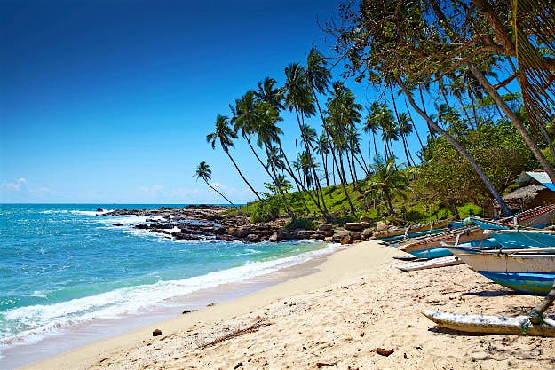 Travel News - LPT0915_003 A beach in Sri Lanka.