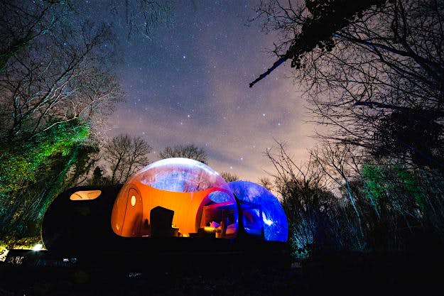 Travel News - Print_FinnLough_Outside_070116 bubble domes northern ireland