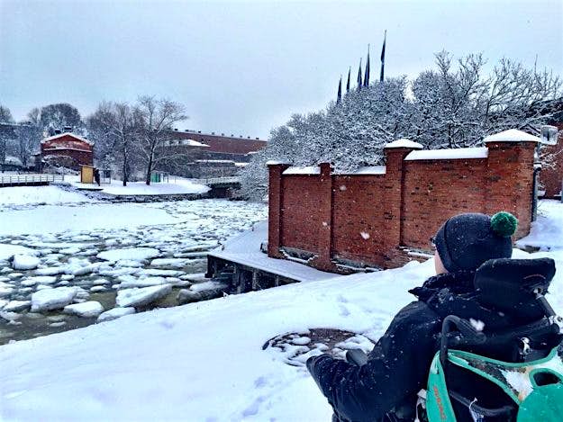 Travel News - cory4 Exploring Finland in the snow.