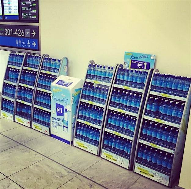 Travel News - photo Dublin Airport's honesty stations for bottled water have been such a success, they have been implemented in other airports. Image: daa