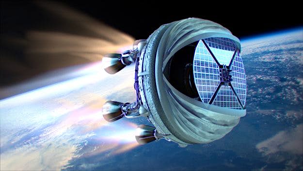Travel News - pl_cupula_semiabierta.0023-1 The Bloostar which is a combination of a balloon and a rocket