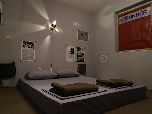 Travel News - warhostel-com-dsc01324 A hostel in Sarajevo simulates an experience of life during the Bosnian War. Image: War Hostel Sarajevo