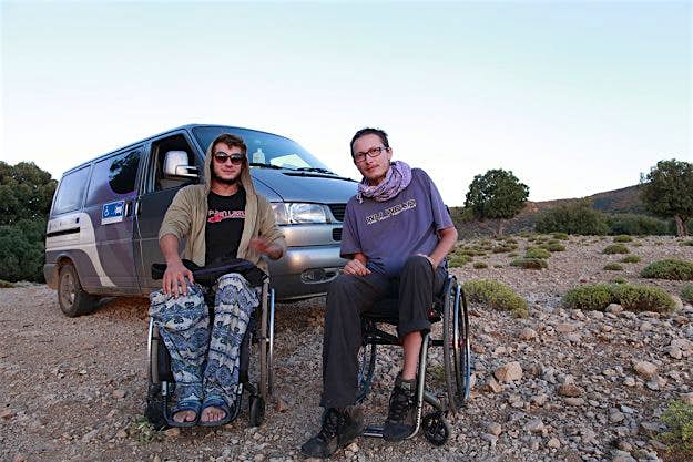 Travel News - wheelchairtrip-com-wil_01 Wheelchair-bound Maciej Kamiński and Michał Woroch from Poland have just embarked on a six-month trip around South America. Image: wheelchairtrip