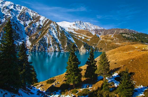 Travel News - 500px Photo ID: 65322899 - Alpine landscape with mountains and lake in Kazakhstan. Image: Vasiliy Chishko
