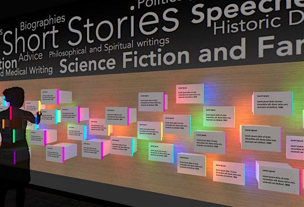 Travel News - 6-american-writers-museum-2 A colourful exhibit planned for the American Writers Museum.