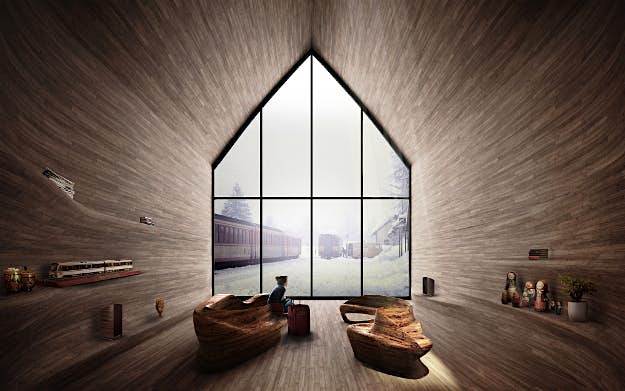 Travel News - kamvari-architects-siberian-retreat-view-4-sm Renderings of the Siberian retreat.