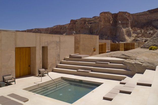 Amangiri is a resort located in Utah in the US. Image: Amangiri