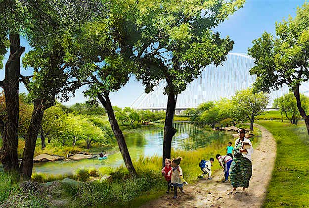 Travel News - Dallas Park1 2cf719f17639e0deb8a5bf192c4e59eb Artist's impression of the new park.