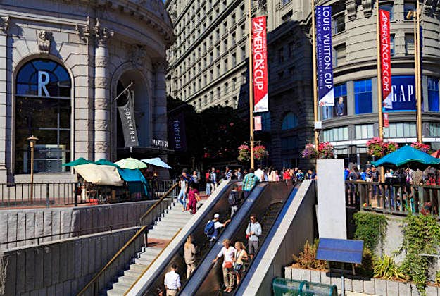 Travel News - Powell Street BART Station,San Francisco,California,USA Powell Street BART Station,San Francisco,California,USA