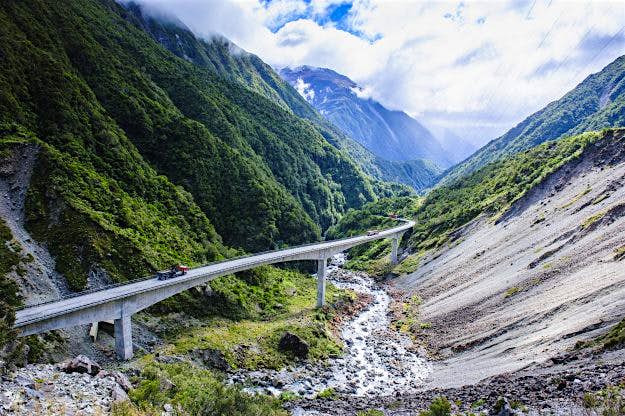 Travel News - Otira Gorge road, Arthur's Pass, South Island, New Zealand, Pacific Otira Gorge road, Arthur's Pass, South Island, New Zealand. Image: Michael Runket/Getty Images