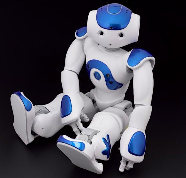 Travel News - NaoV5EvolutionhumanoidrobotcreatedbyAldebaranRobotics©TheBoardofTrusteesoftheScienceMuseum NaoV5 Evolution humanoid robot created by Aldebaran Robotics.