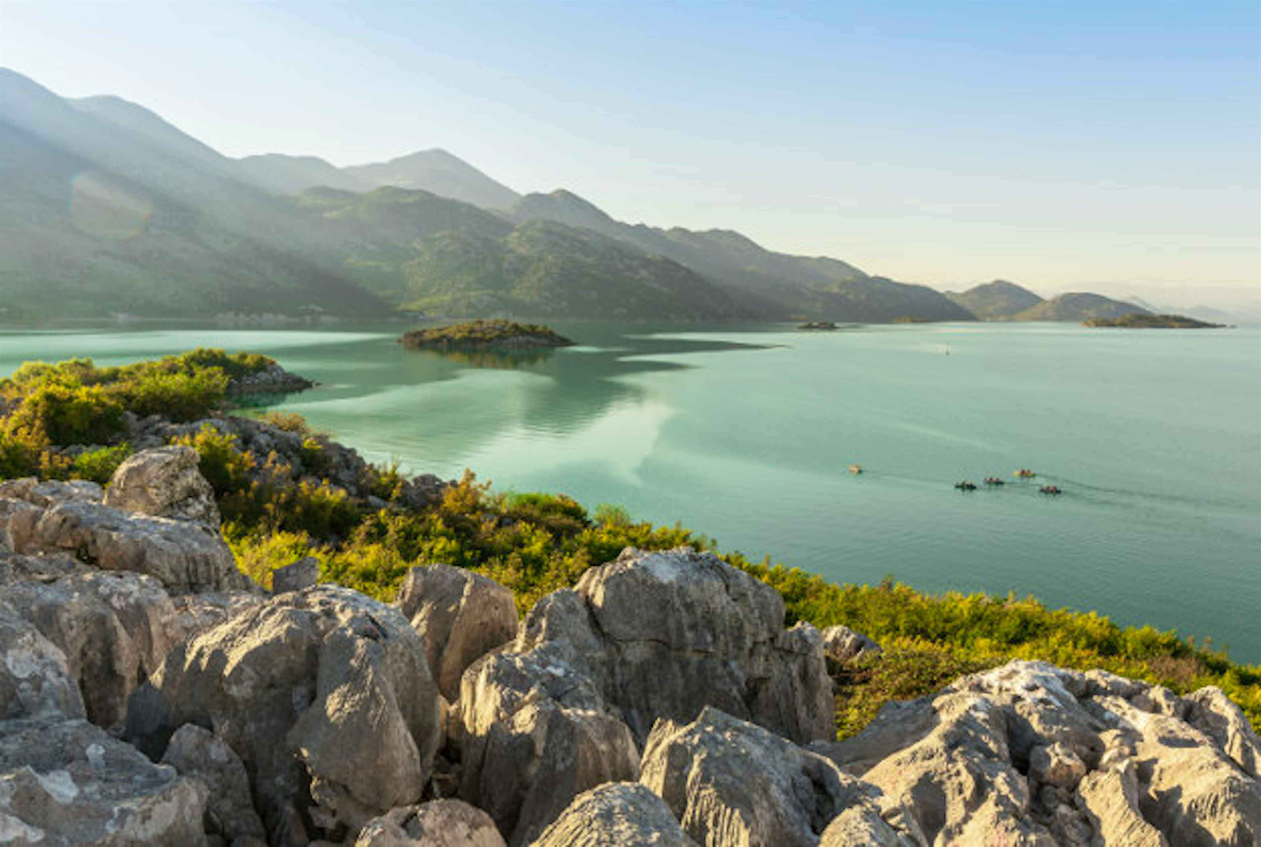 Акварель Скадарское озеро Черногория