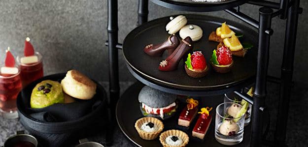 Travel News - aman.com chef-de-patissier-960x460 Guests can enjoy black afternoon tea and cocktails at Japan's Black Bar. Image: Aman Tokyo