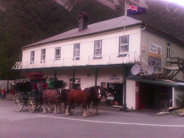 Travel News - Lester Rowntree is the owner of the Otira Stagecoach Hotel. Image: Otira Stagecoach Hotel
