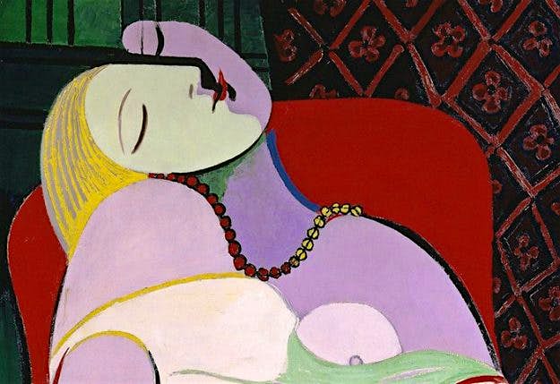 Travel News - picasso Le Rêve (The Dream) by Pablo Picasso. Image: Tate