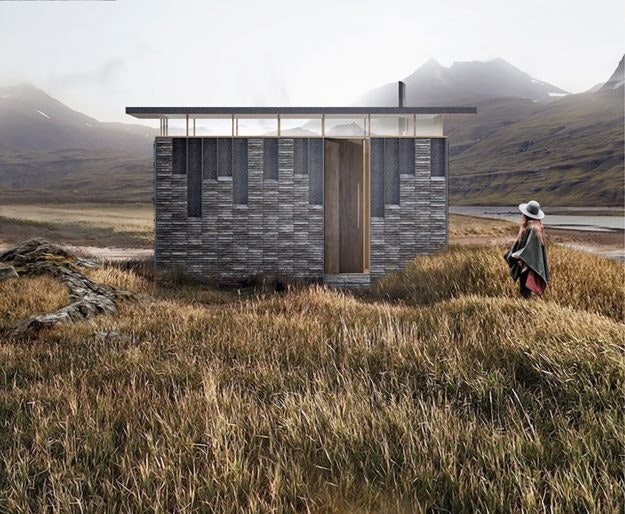 The Slate Cabin is one of Epic Retreats' eight bespoke glamping cabins. Image: Epic Retreats