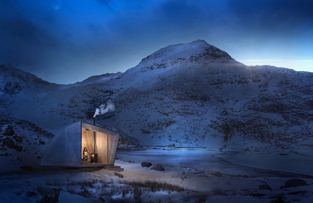 Arthur's Cave is one of Epic Retreat's eight bespoke glamping cabins. Image: Epic Retreats