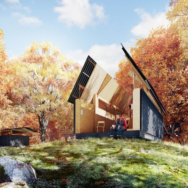The SKYHUT is one of Epic Retreat's eight bespoke glamping cabins. Image: Epic Retreats
