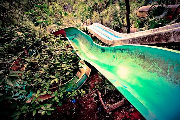 Travel News - IMG_2955_6_7 A water slide with nature taking over.