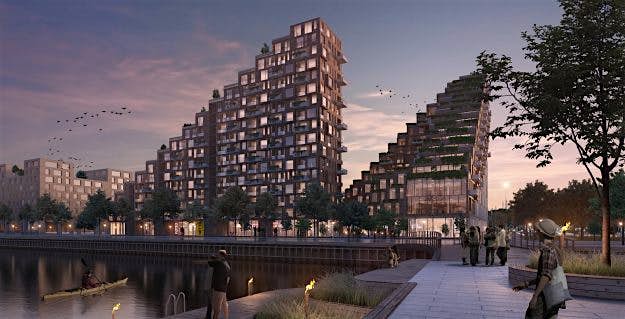 Travel News - nicolinehus_aften_aart_web_1900x1000px The design won a competition to create a development in the area.
