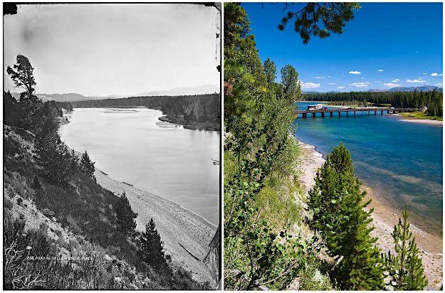 Travel News - 002FishingBridge The Yellowstone River.