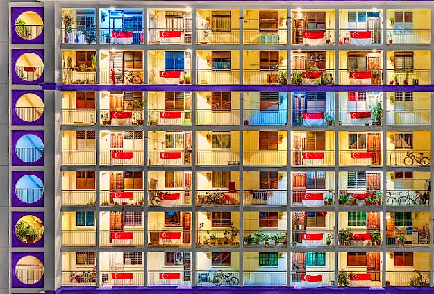 Travel News - 265_929_LesterKohMengHua_Singapore_Open_Architectureopen_2017 Rustic Public Housing Singapore at dawn.