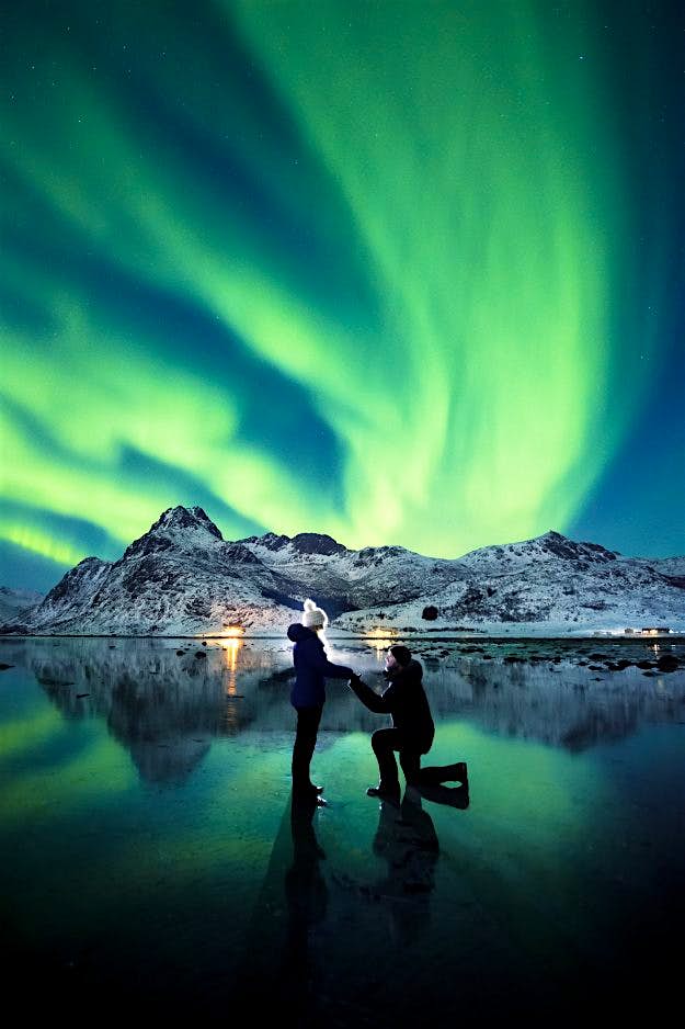 Travel News - DK Photography Aurora Proposal Proposal Northern Lights