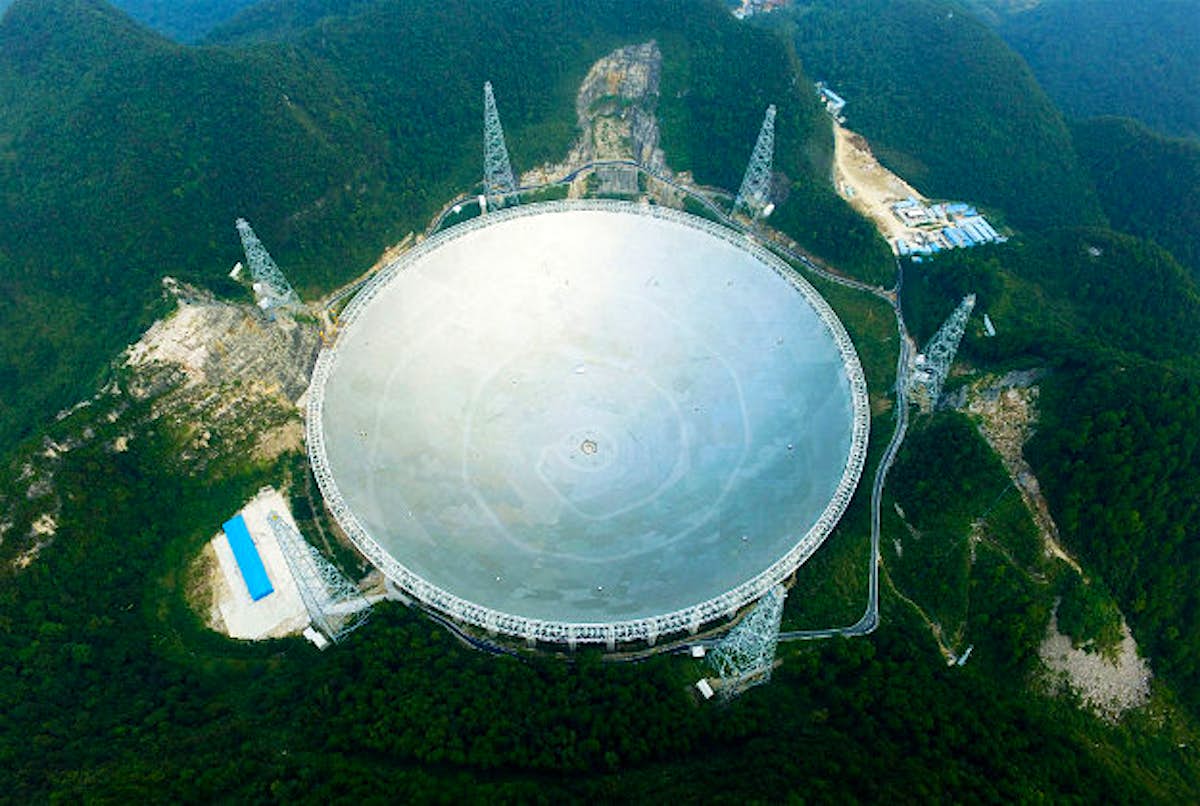 Самый большой телескоп в мире находится. Обсерватория Аресибо. Радиотелескоп в Китае fast. Сферический радиотелескоп с пятисотметровой апертурой (fast). Радиотелескоп Аресибо.