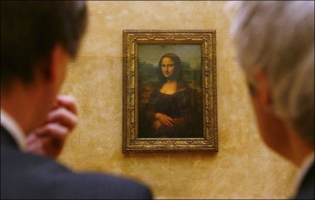 Leonardo da Vinci's masterpiece, Mona Lisa. Image: Raphael Gaillarde/Gamma-Rapho via Getty Images