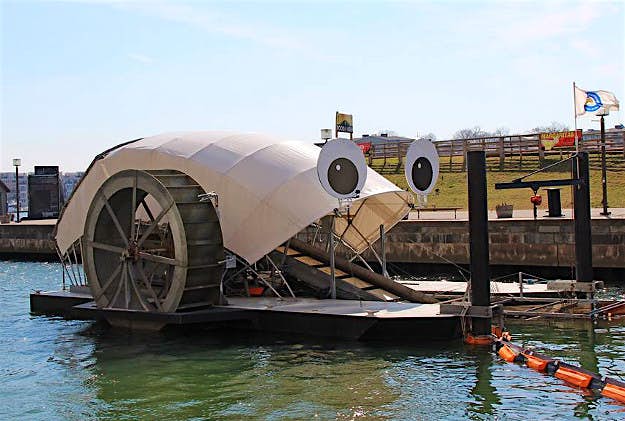 Travel News - Mr. Trash Wheel Mr. Trash Wheel, Baltimore.