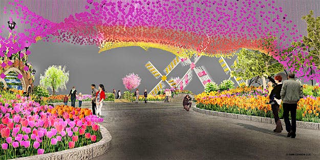 Travel News - PHS2017_EG_Slider3 Design for the 2017 flowe show entrance garden.