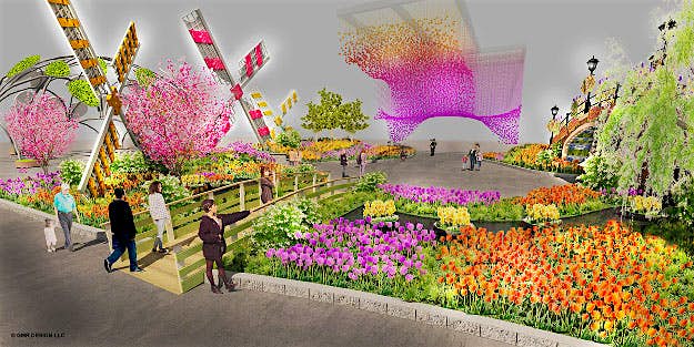 Travel News - PHS2017_EG_Slider4 Design for the 2017 flowe show entrance garden.