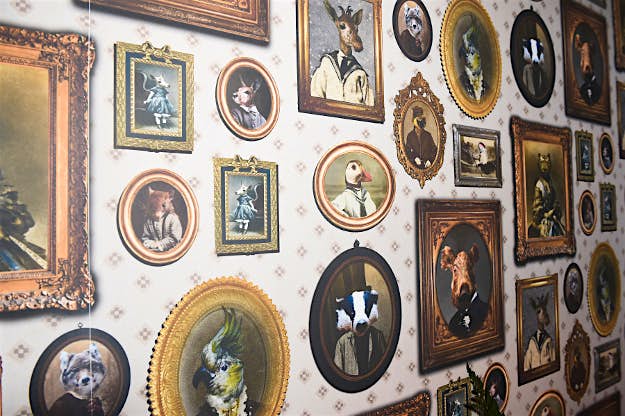 Travel News - The Lately - wall decor Wall decor at The Lately. Twin Peaks Mad Men bar