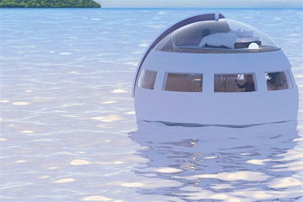 Travel News - capsule_hotel_japan_theme_park_sphere.0 Japan floating capsule