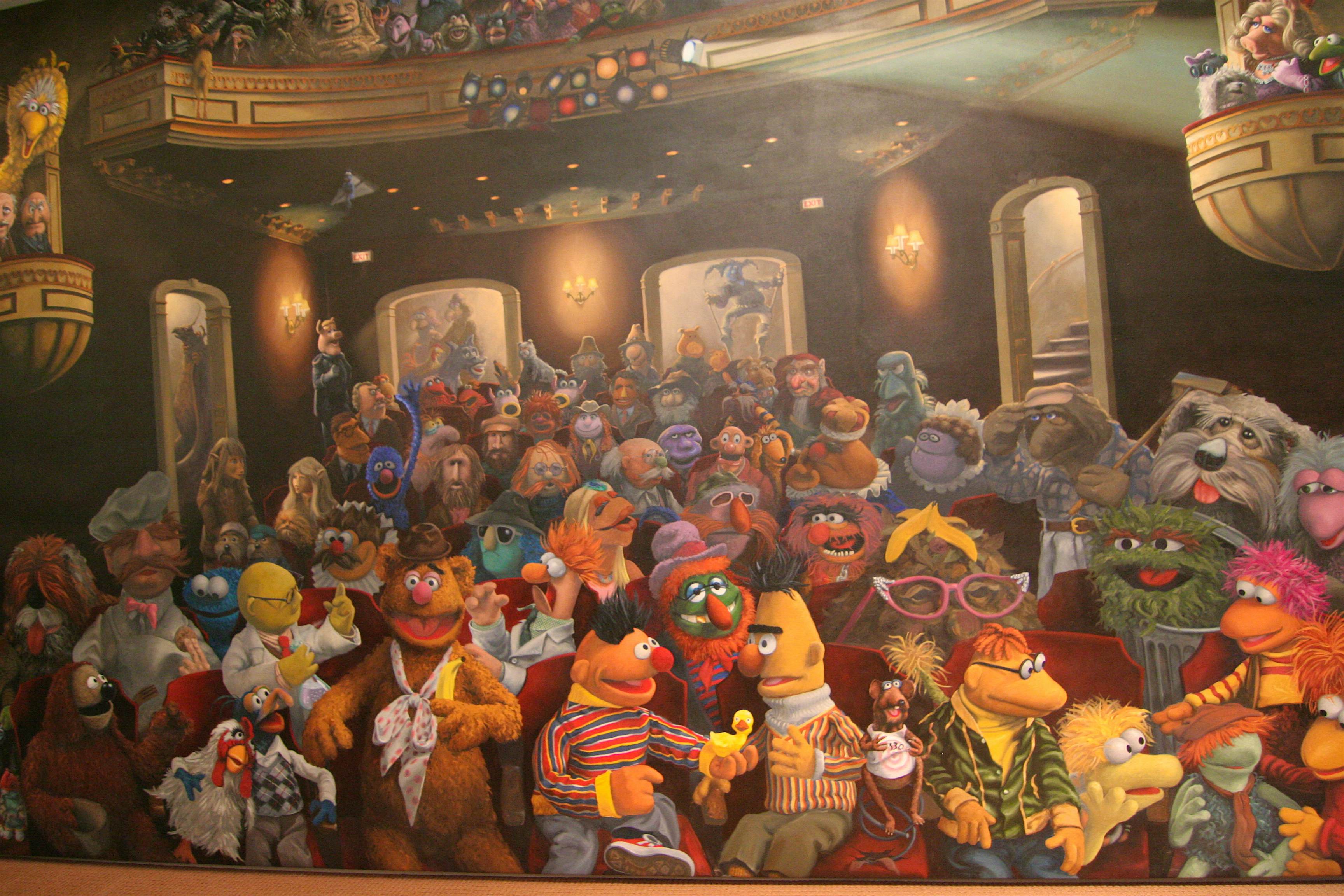 Travel News - 5663365028_f2ee4a153a_o The Muppets mural in the Jim Henson Company’s New York City office
