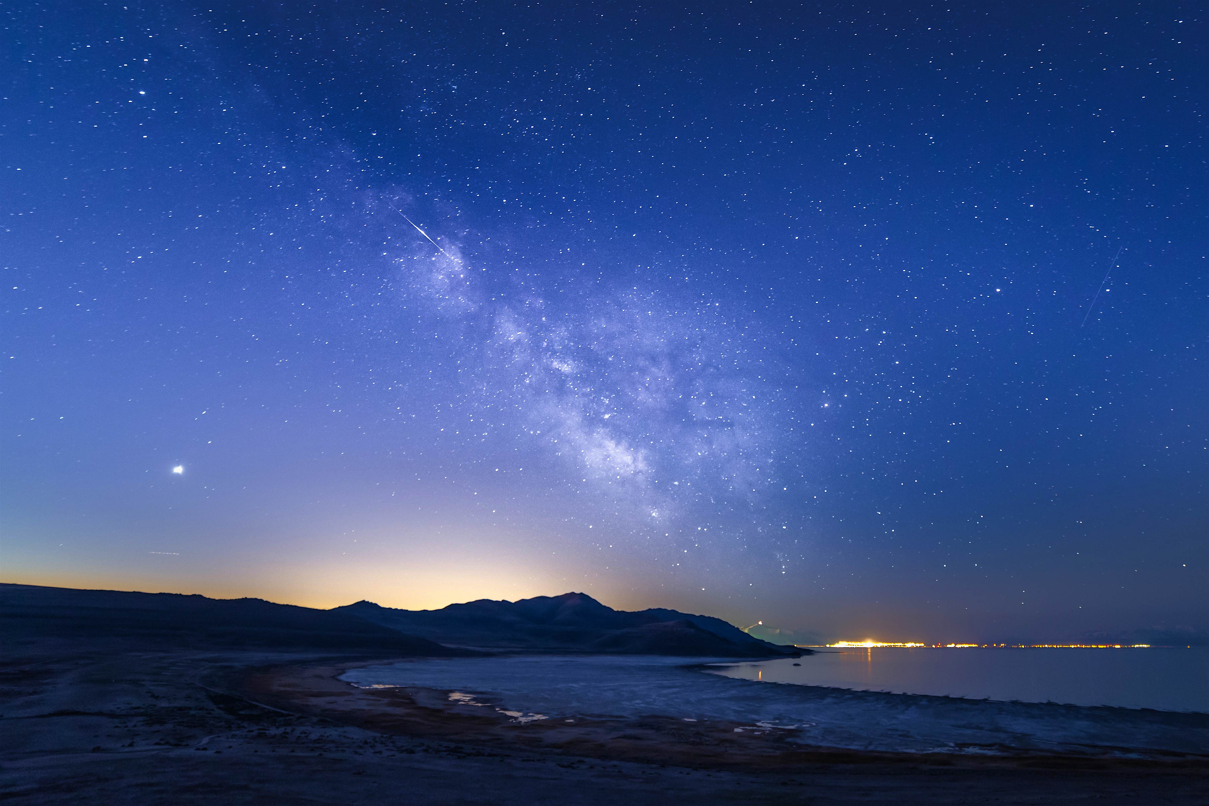 Travel News - Antelope Island SP DarkSky_Credit Dan Ransom Antelope Island State Park becomes latest addition to Utah’s line up of International Dark Sky Parks. Image: Dan Ransom