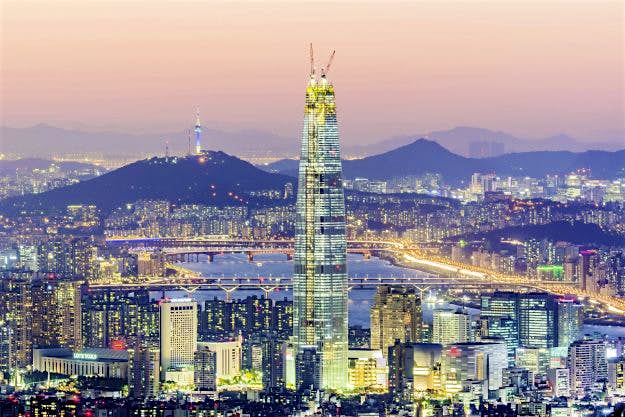 Travel News - The Lotte World Tower has opened in South Korea. Image: Topic Images