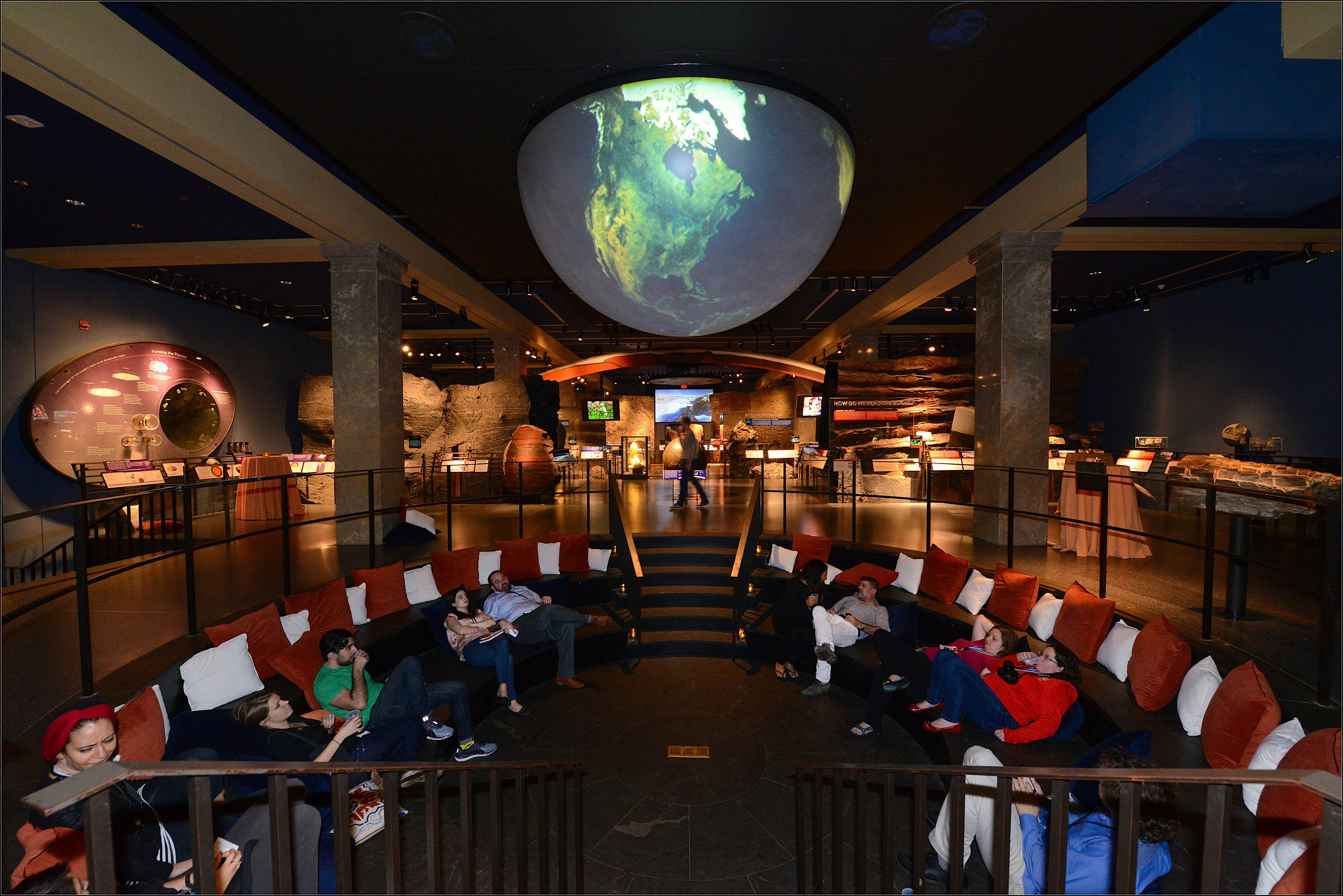 Travel News - Lunar Lounge_RM_140801_3723 Adults can spend a "night at the museum" in New York.