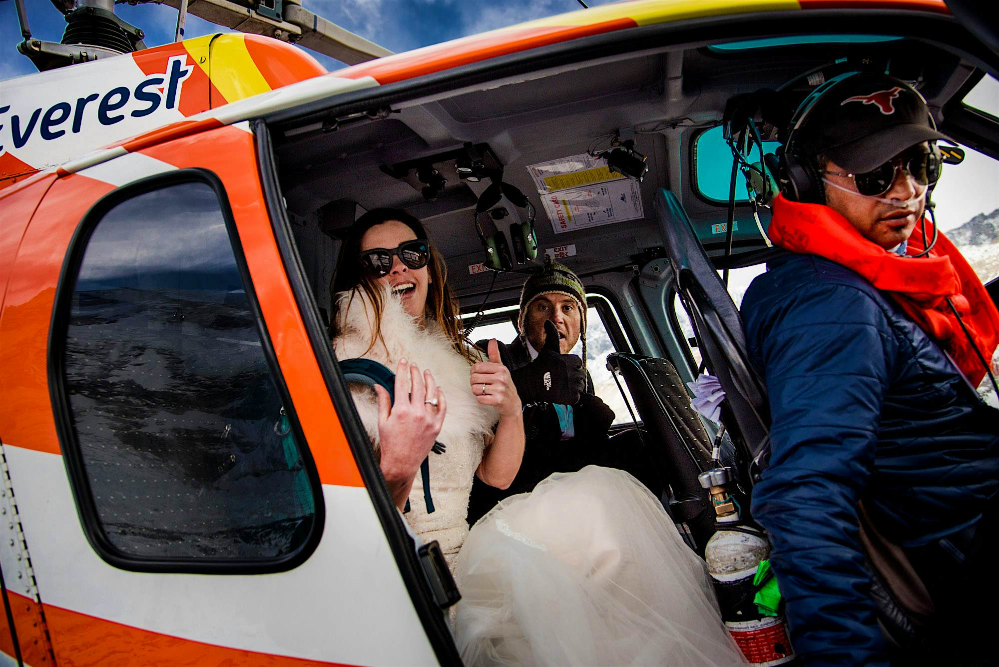 Travel News - CCP-1836 This adventurous couple was married at Everest Base Camp.