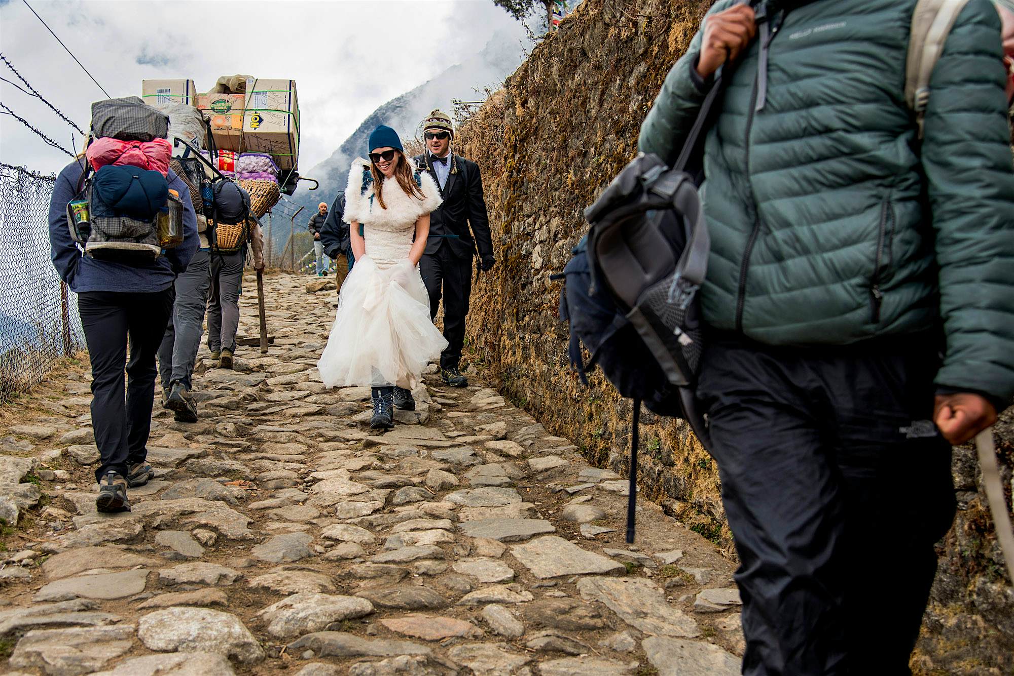 Travel News - CCP-1897 This adventurous couple was married at Everest Base Camp.