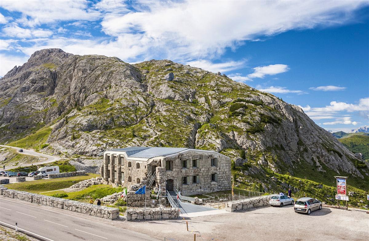 Travel News - First World War Museum in the former Tre Sassi Fort, Valparola Pass, Cortina d'Ampezzo, Veneto, Dolomites, Italy, Europe First World War Museum in the former Tre Sassi Fort, Veneto, Dolomites, Image: hwo