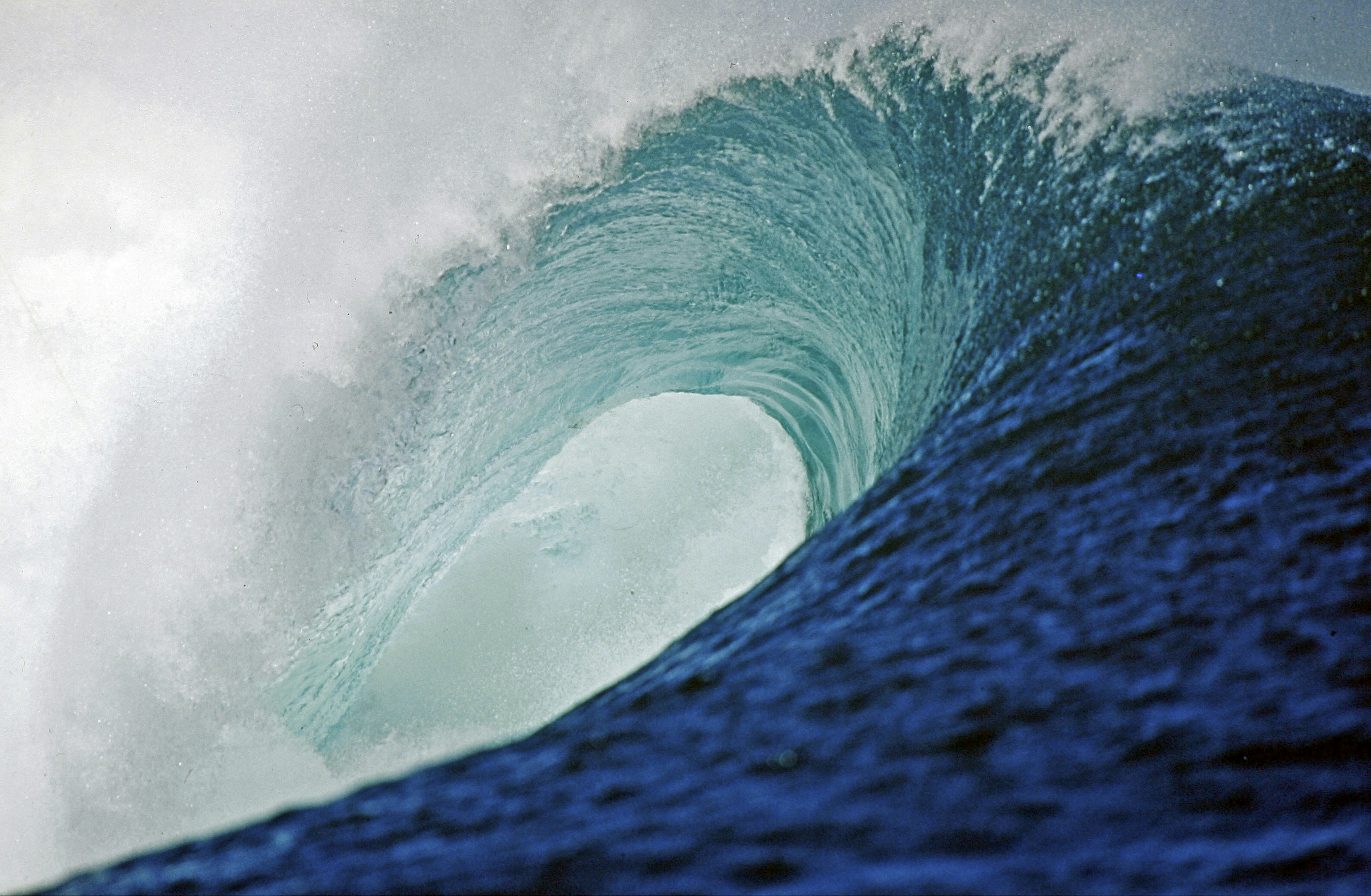 A big wave breaks in Java. 