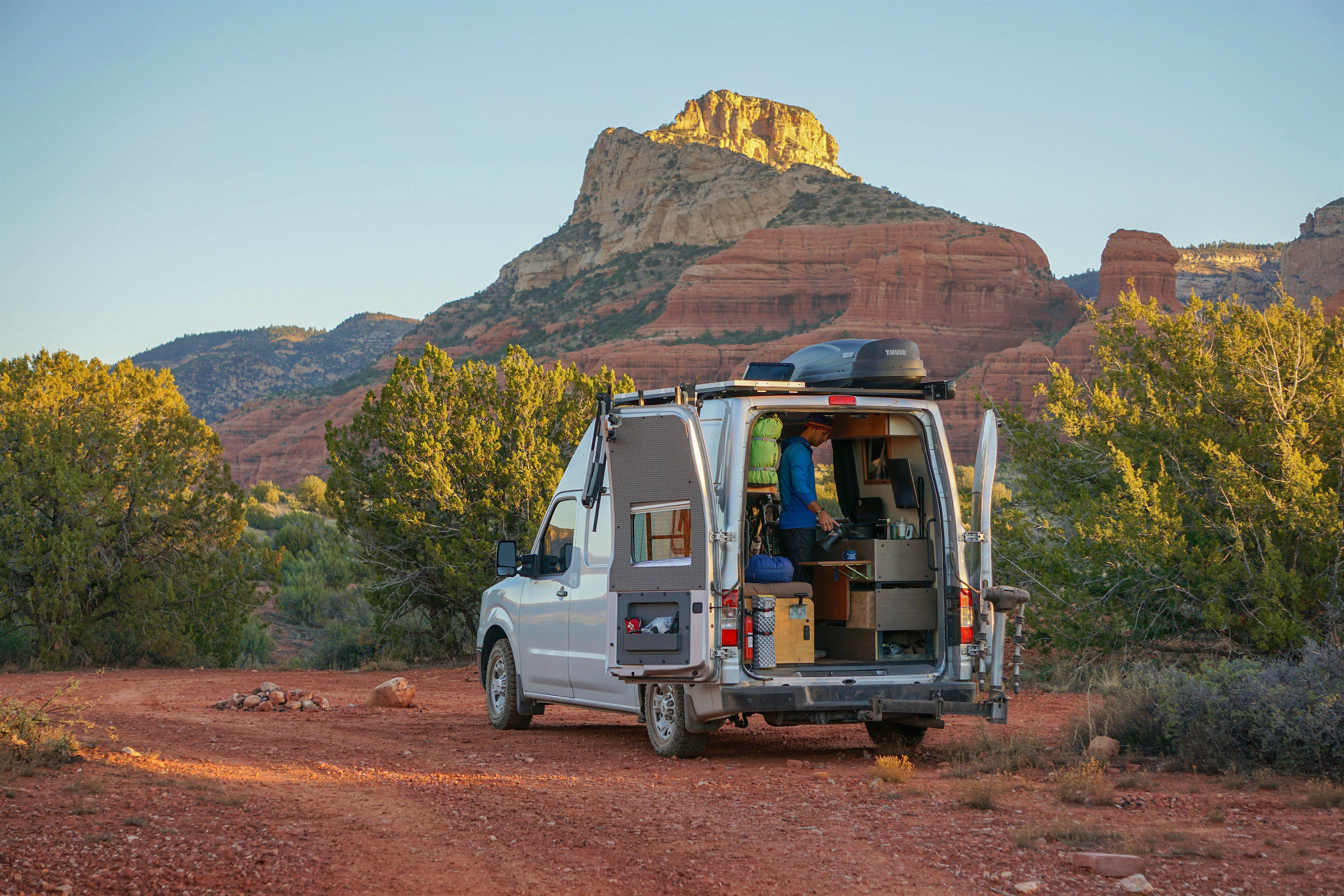 Travel News - Mobile Office Life Driving around the country in a mobile office allows Tim Lutz to earn money and travel.