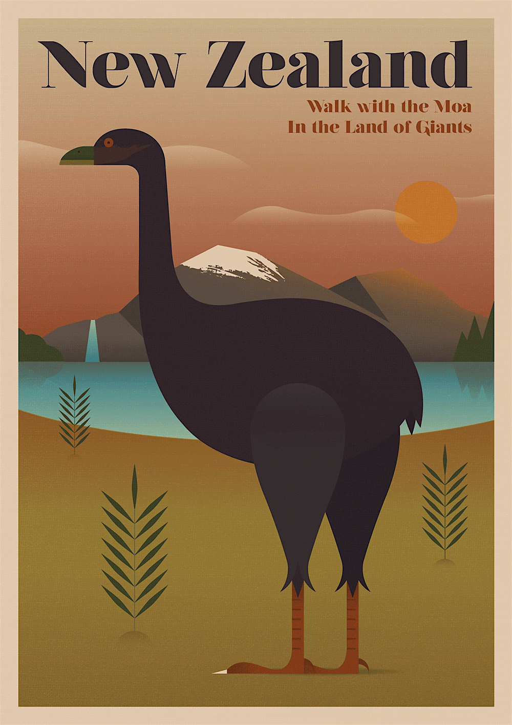 Travel News - New Zealand: Moa The Moa once roamed in New Zealand. Image: Unknown Tourism