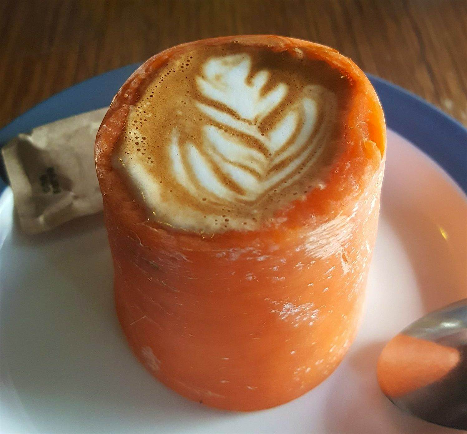 Travel News - Carrotcino The carrot-cino has been created by the Locals Corner cafe in Australia.
