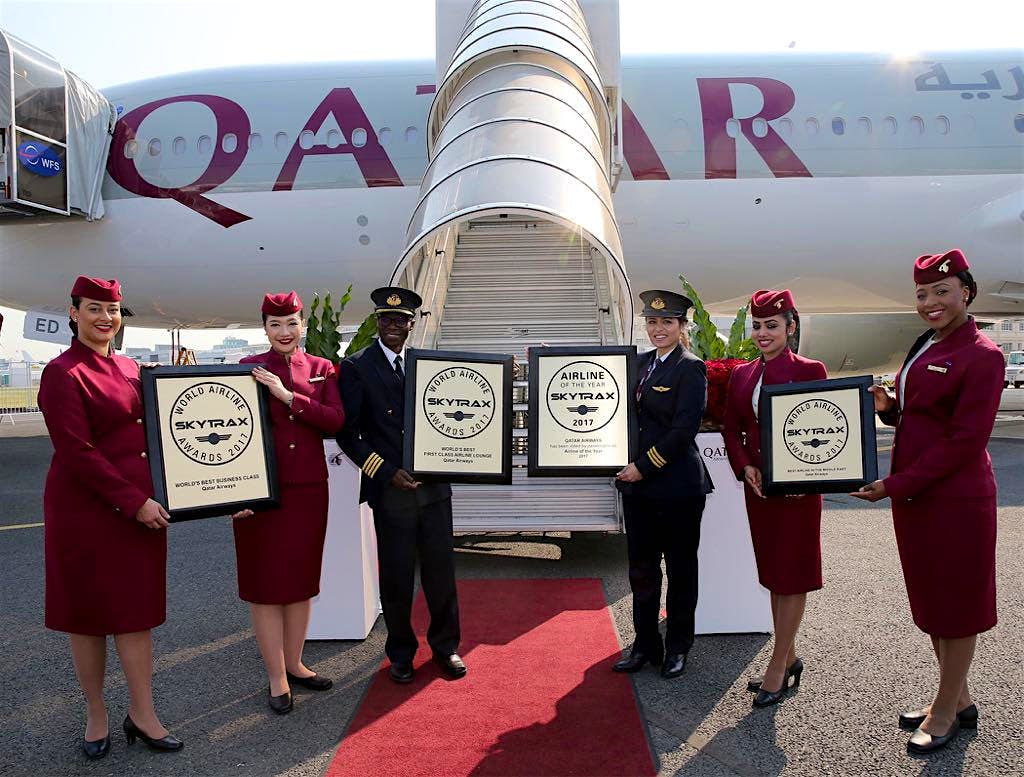 Travel News - 35403950206_5a89e8ccbf_b Qatar Airways has been named the best airline in the world. Image: Qatar Airways