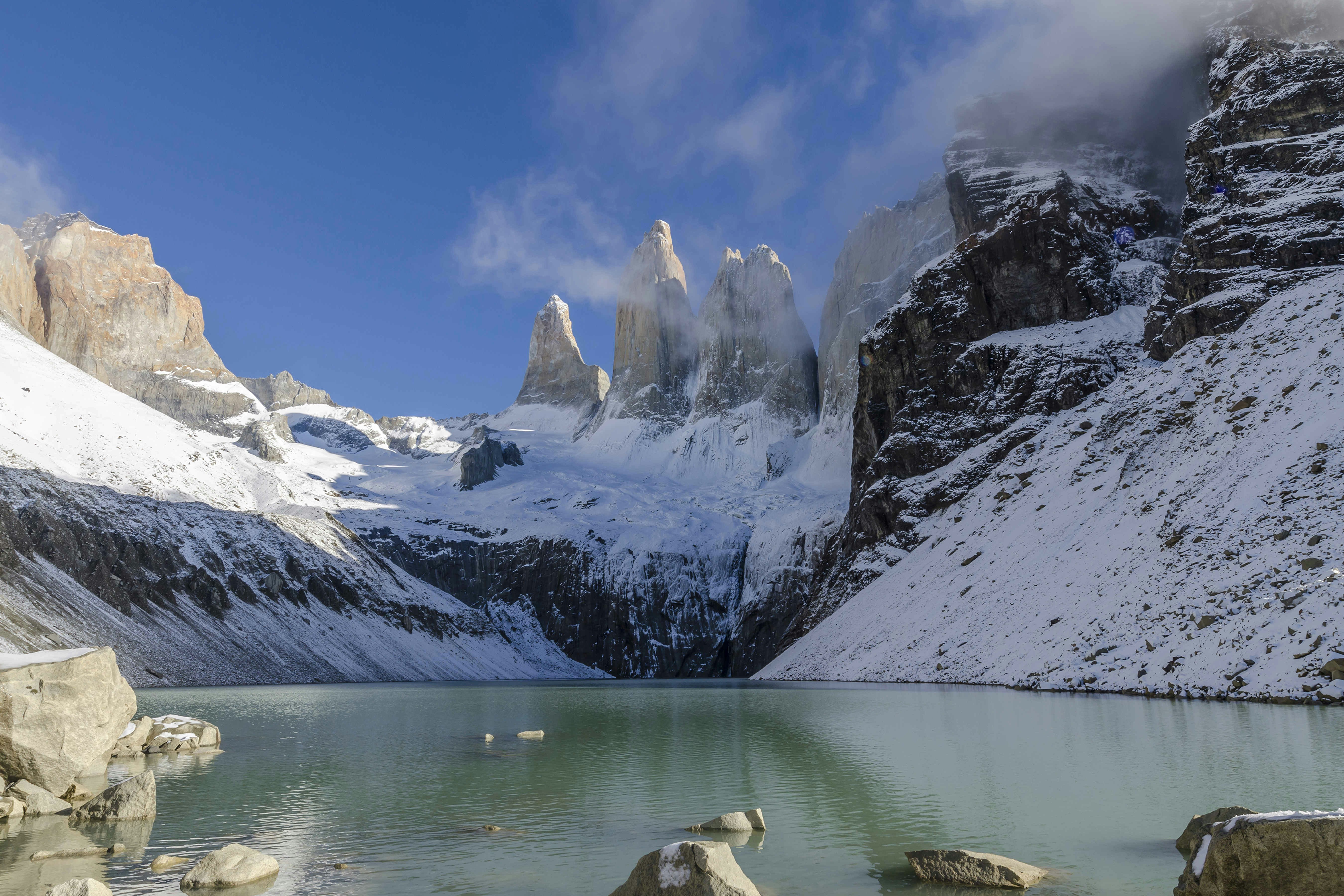 Base of Torres del Paine.