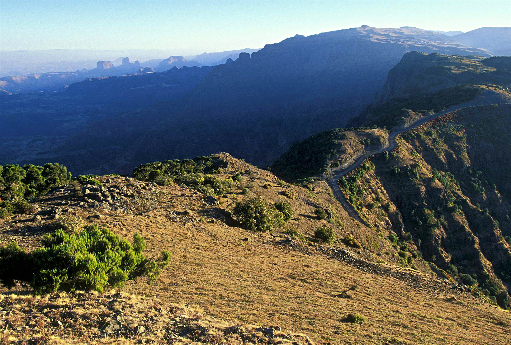 Travel News - Scenic landscape of Simien Mountains National Park, Ethiopia Eastern Ethiopia.
