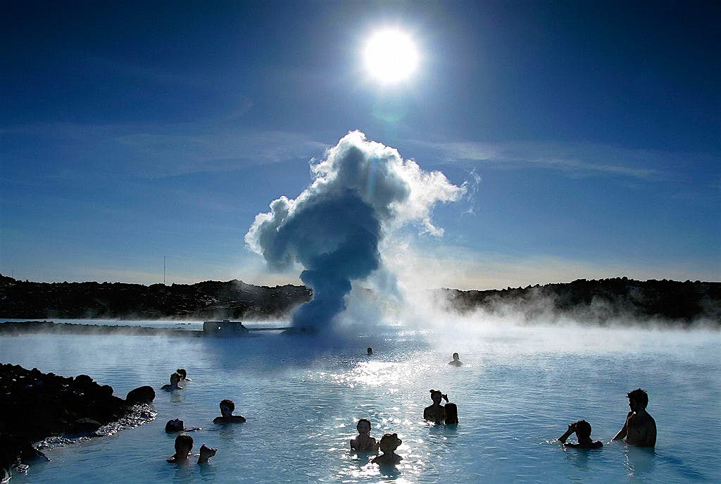 Travel News - A stock image of the Blue Lagoon leisure The Blue Lagoon leisure spa in Iceland.