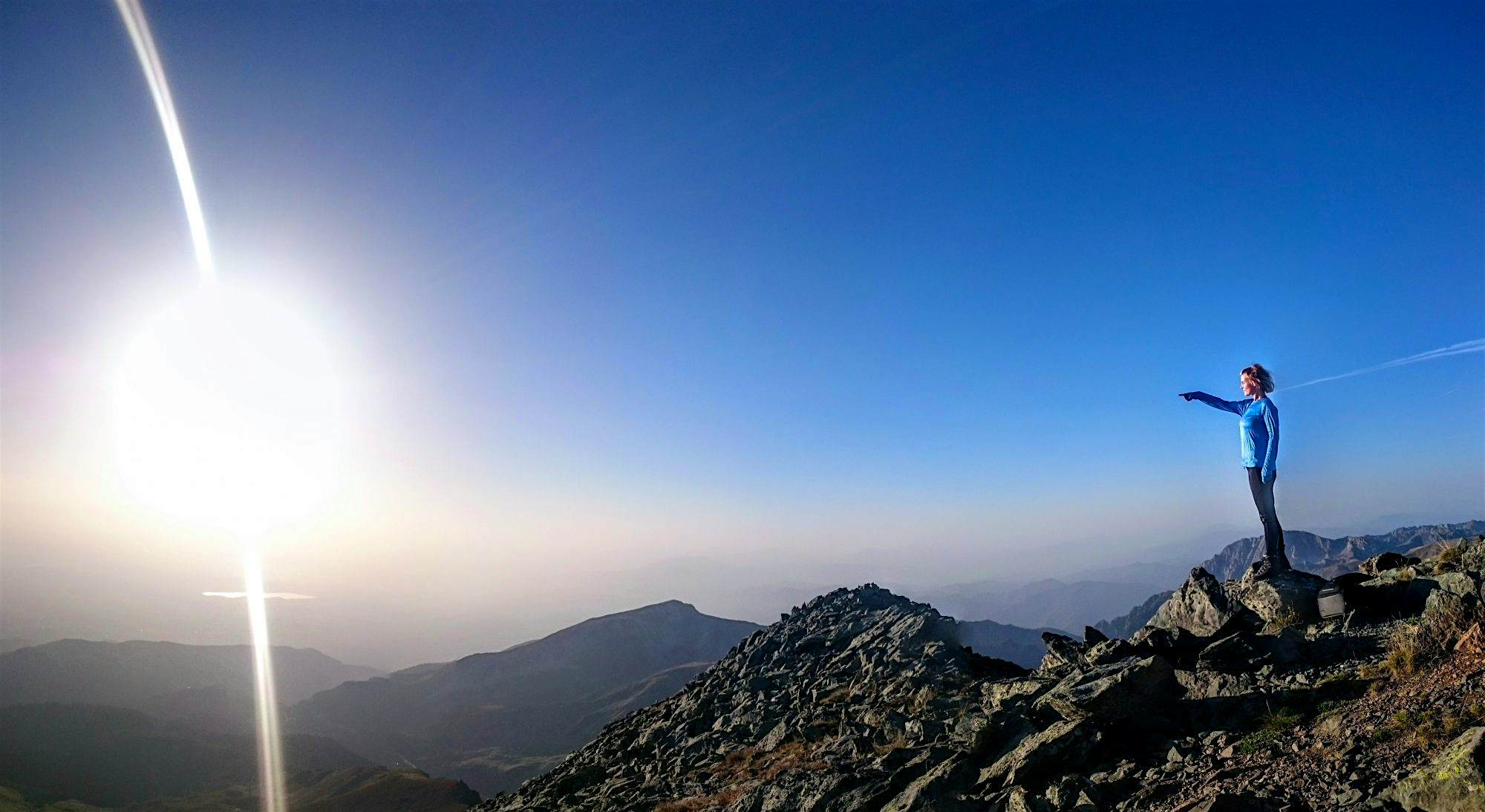 Travel News - Gjeravica_Kosovo Via Dinarica hiker and mountain guide Uta Ibrahimi atop Kosovo's highest peak: Gjeravica (2656m).